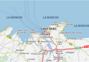 Map Of France St Malo Saint Malo Map Detailed Maps for the City Of Saint Malo Viamichelin