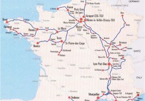 Map Of France Train Lines Image Detail for France Train Map Of Tgv High Speed Train