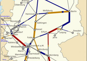 Map Of France Train Lines List Of Intercity Express Lines In Germany Wikipedia