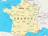 Map Of France with Cities and Rivers English Channel Map Stock Photos English Channel Map Stock Images