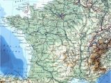 Map Of France with towns Printable Map Of France Tatsachen Info