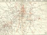Map Of France Ww1 Air Raid Great War London