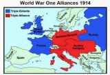 Map Of France Ww1 Historische Map I Wk Allianzen 1914 Karten
