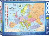 Map Of Frederick Colorado Eurographics 6000 0789 Map Of Europe Puzzle 1000 Piece Amazon Co