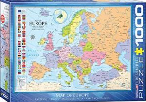 Map Of Frederick Colorado Eurographics 6000 0789 Map Of Europe Puzzle 1000 Piece Amazon Co