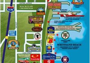 Map Of Garden City Michigan Puremichigan Map Of Mackinaw City I Love Michigan Pinterest