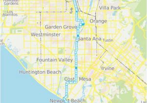 Map Of Garden Grove California 47a Route Time Schedules Stops Maps