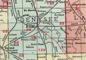 Map Of Genesee County Michigan Map Of Genesee County Mi Unique Sanborn Maps 1900 1999 Michigan Ny