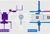 Map Of George Bush Intercontinental Airport Houston Texas Houston Airport Iah Terminal B