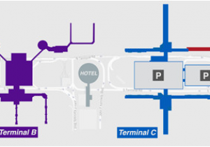 Map Of George Bush Intercontinental Airport Houston Texas Houston Airport Iah Terminal B