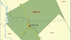 Map Of Georgia Airports Map Of Bleckley County In Georgia Usa County Map Pinterest