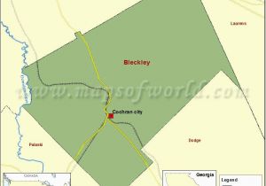 Map Of Georgia Airports Map Of Bleckley County In Georgia Usa County Map Pinterest