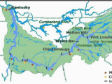 Map Of Georgia and Tennessee Border Map Of the Tennessee River Valley Showing Damns and Rivers In East