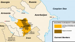 Map Of Georgia Armenia and Azerbaijan Nagorno Karabakh Conflict Wikipedia