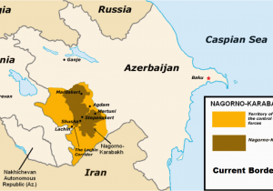 Map Of Georgia Armenia and Azerbaijan Nagorno Karabakh Conflict Wikipedia