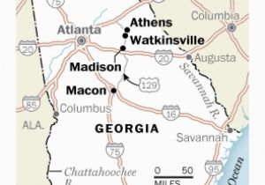 Map Of Georgia athens Georgia S Antebellum Trail Meandering Through the towns that