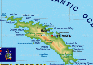 Map Of Georgia Beaches Map Of south Georgia island In United Kingdom Welt atlas De