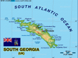 Map Of Georgia Beaches Map Of south Georgia island In United Kingdom Welt atlas De