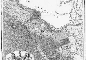 Map Of Georgia Colony In 1732 the Usgenweb Archives Digital Map Library Georgia Maps Index