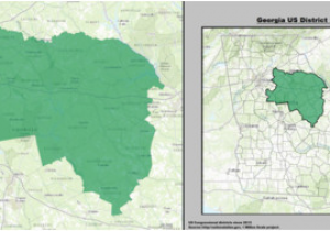 Map Of Georgia Congressional Districts Georgia S Congressional Districts Wikipedia