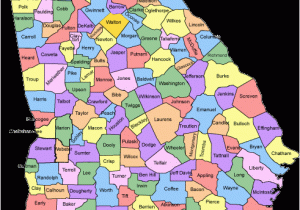 Map Of Georgia Counties and Cities Map Of Counties In Georgia Map Of Georgia Cities Georgia Road Map