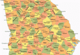 Map Of Georgia Counties and Cities Map Of Counties In Georgia Map Of Georgia Cities Georgia Road Map