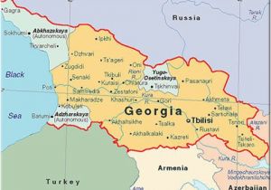 Map Of Georgia In Russia the Georgia Sdsu Program is Located In Tbilisi the Nation S Capital