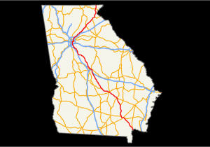 Map Of Georgia Interstates U S Route 23 In Georgia Wikipedia