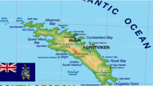 Map Of Georgia islands Map Of south Georgia island In United Kingdom Welt atlas De