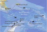 Map Of Georgia islands Vent Birding tours Antarctica south Georgia the Falklands Our