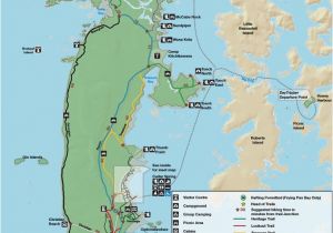 Map Of Georgian Bay Ontario Canada Hiking Trails On Beausoleil island Georgian Bay islands