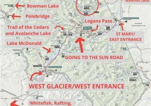 Map Of Glacier National Park Canada 19 Magical Things to Do In Glacier National Park Map Included