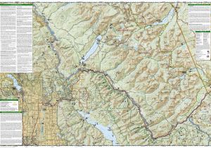 Map Of Glacier National Park Canada Map Of Glacier National Park and Surrounding towns Free