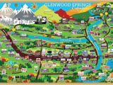 Map Of Glenwood Springs Colorado Cartoon tourist Map Of Glenwood Springs Co Photo Courtesy Of Www