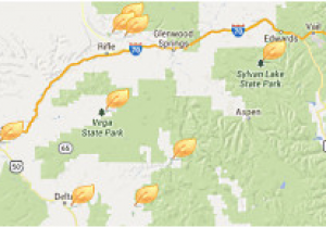 Map Of Glenwood Springs Colorado Colorado Parks Wildlife Contact Us