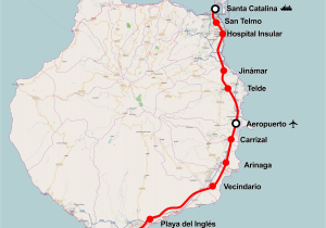 Map Of Gran Canaria Spain Tren De Gran Canaria Wikipedia