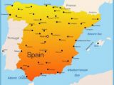 Map Of Granada Spain tourist attractions Spain Map tourist attractions Travelsfinders Com A