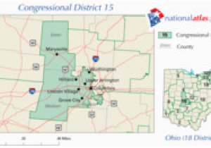 Map Of Grandview Ohio Ohio S 15th Congressional District Wikipedia