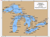Map Of Great Lakes Canada Map Of Great Lakes and Travel Information Download Free Map Of