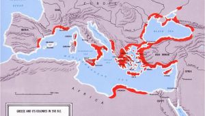 Map Of Greece and Spain Another Map Of Greek Colonization Research for Medea