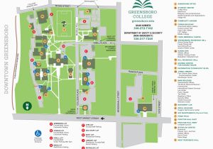 Map Of Greensboro north Carolina Campus Map