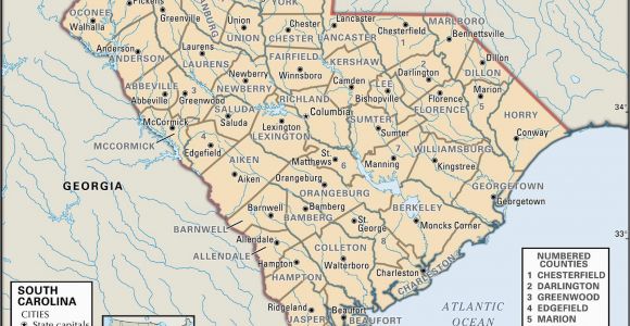 Map Of Greenville north Carolina State and County Maps Of south Carolina