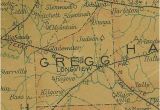 Map Of Gregg County Texas Gregg County Texas History town List Vintage Maps More