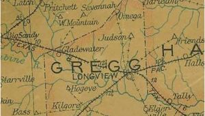 Map Of Gregg County Texas Gregg County Texas History town List Vintage Maps More