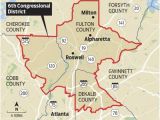 Map Of Gwinnett County Georgia Map Georgia S Congressional Districts