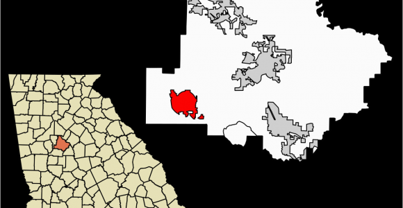 Map Of Hampton Georgia File Henry County Georgia Incorporated and Unincorporated areas