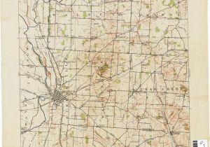 Map Of Hancock County Ohio Ohio Historical topographic Maps Perry Castaa Eda Map Collection