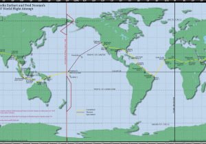 Map Of Hawaiian islands and California Flight Route Map