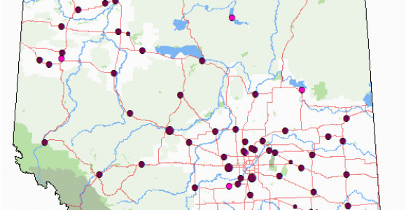 Map Of High River Alberta Canada List Of towns In Alberta Wikipedia