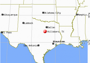 Map Of Hillsboro Texas Hillsboro Map